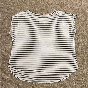 Black and Shirt striped shirt